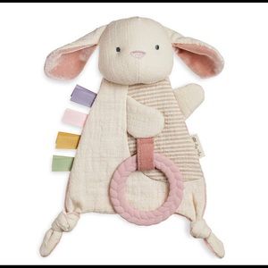 NEW Bitzy Crinkle" Bunny Sensory with Teether